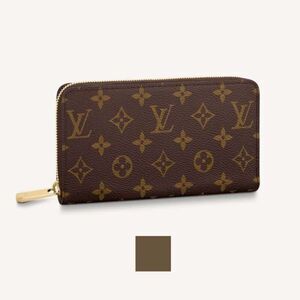 Gip Wallet Monogram Long Wallet Zipper Wallet Medium Wallet